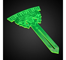 Deep Strike Ruler Template 9" - Fluor Green