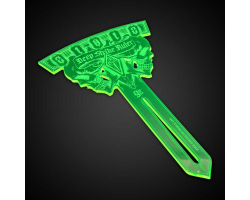 Deep Strike Ruler Template 9" - Fluor Green