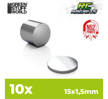 Neodymium Magnets 15x1,5mm - 10 units (N52)