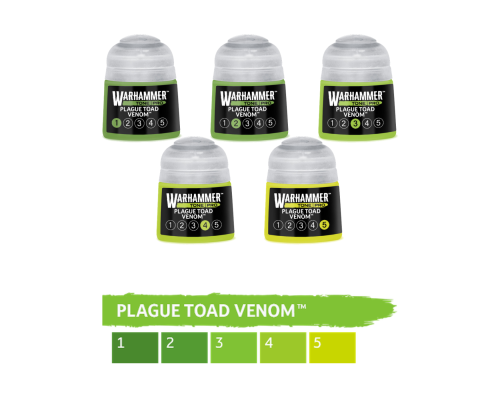 Plague Toad Venom 5 Tone Bundle - Warhammer Tone Pro