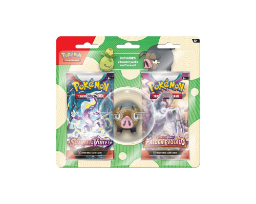 Pokémon TCG: Back to School: Eraser Blister Lechnok / Smoliv (Assorted)