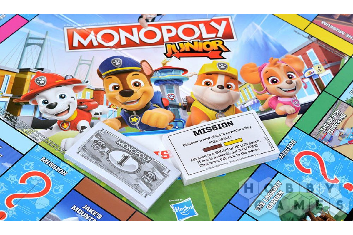 Настольная игра Monopoly Junior: Paw Patrol - Darkwood.lv