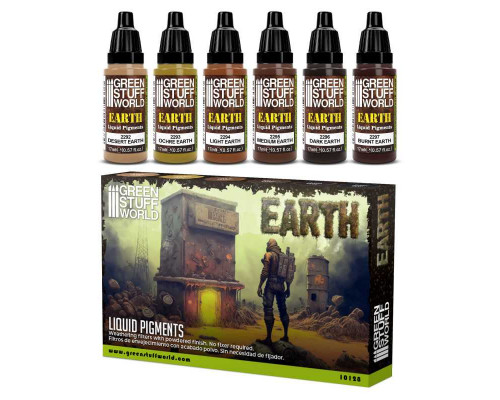 Liquid Pigments Set - Earth