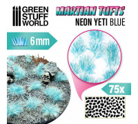 Martian Fluor Tufts - NEON YETI BLUE