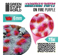 Martian Fluor Tufts - ON FIRE PURPLE