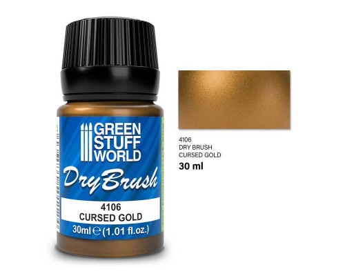 Metallic Dry Brush - CURSED GOLD 30 ml