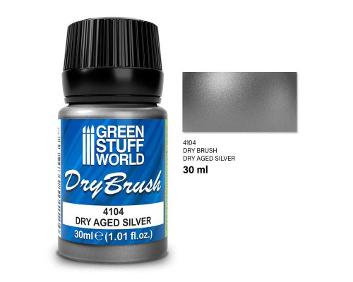 Metallic Dry Brush - DRY AGED SILVER 30 ml