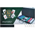 Фабрика Покера: Набор из 300 фишек для покера с номиналом в алюминиевом кейсе (RU)