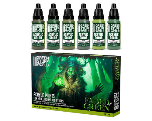 Paint Set - Faded Green