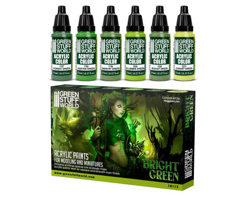 Paint Set - Bright Green