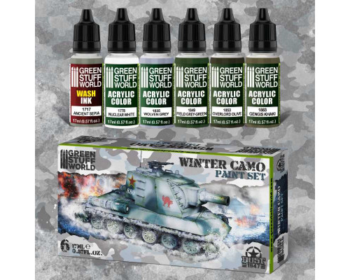 Paint Set - Winter Camo