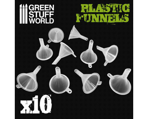 Plastic funnels