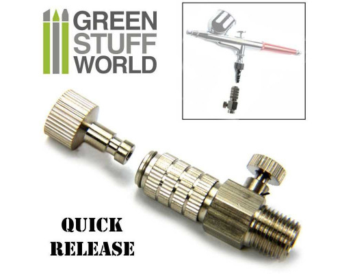 QuickRelease Adaptor with Air Flow Control 1/8