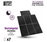 Rectangular Magnetic Sheet SELF-ADHESIVE - 60x100mm