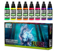 Set x8 Fluor Paints