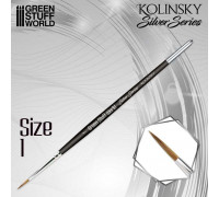 SILVER SERIES Kolinsky Brush - Size 1