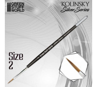 SILVER SERIES Kolinsky Brush - Size 2