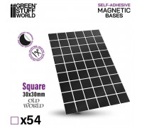 Square Magnetic Sheet SELF-ADHESIVE - 30x30mm