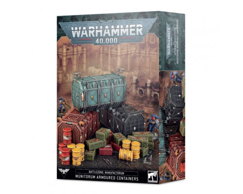 Warhammer 40,000 Battlezone: Manufactorum Munitorum Armoured Containers 