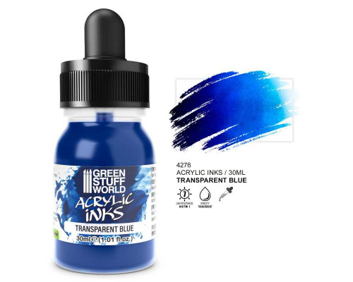 Transparent Acrylic Ink - Blue