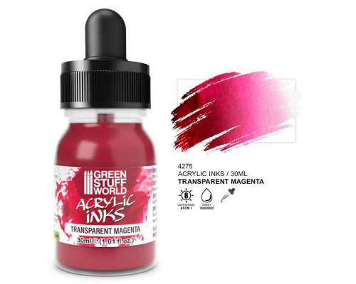 Transparent Acrylic Ink - Magenta