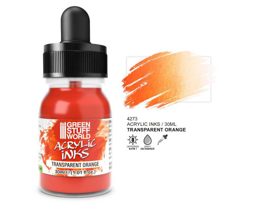 Transparent Acrylic Ink - Orange