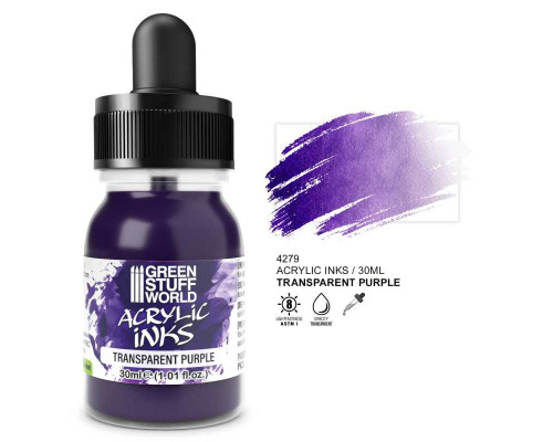 Transparent Acrylic Ink - Purple