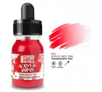 Transparent Acrylic Ink - Red