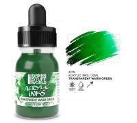 Transparent Acrylic Ink - Warm Green