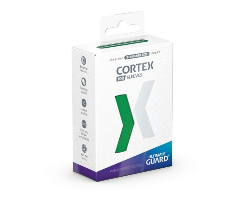 Ultimate Guard Cortex Sleeves Standard Size Green (100)