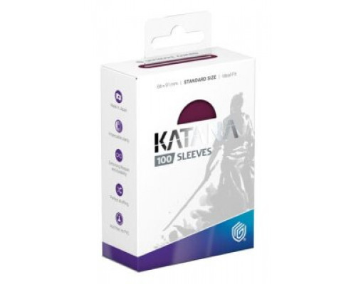 Ultimate Guard Katana Sleeves - Standard Size - Radiant Plum (100)