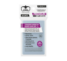 Ultimate Guard Premium Soft Sleeves for Board Game Cards Standard American (60)