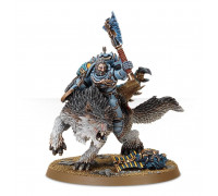 Warhammer 40,000: Space Wolves Wolf Lord On Thunderwolf