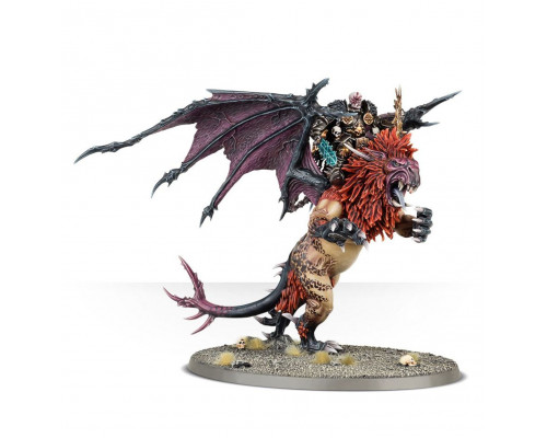 Warhammer Age of Sigmar: Chaos Lord on Manticore / Chaos Sorcerer Lord