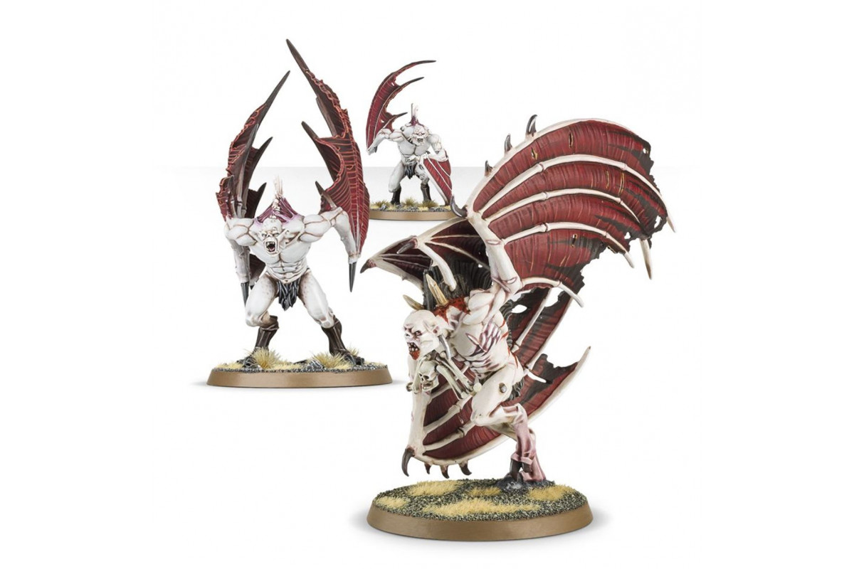 Crypt Flayers - Set De 3 Figurines Warhammer Age Of Sigmar Flesh Eater Courts - 62 Composants, Socles 50mm Inclus