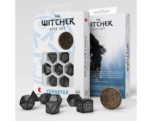  The Witcher Dice Set Yennefer - The Obsidian Star