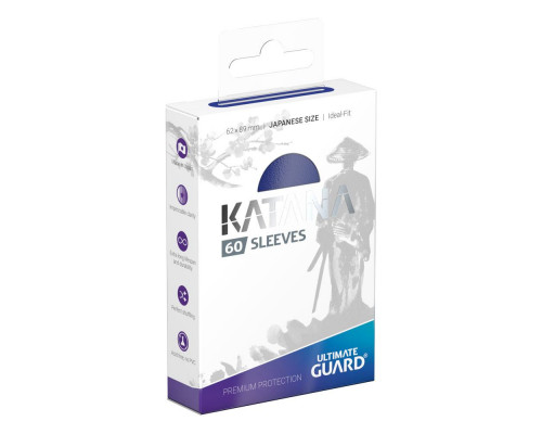 Ultimate Guard Katana Sleeves Japanese Size (60) - Blue