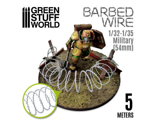 simulated BARBED WIRE - 1/32-1/35 Military (54mm)