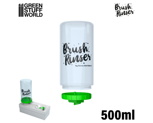 Brush Rinser bottle 500ml - Green
