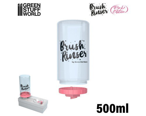 Brush Rinser bottle 500ml - Rosa