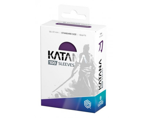 Ultimate Guard Katana Sleeves Standard Size (100) - Iris Bloom