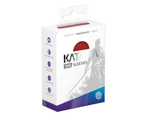 Ultimate Guard Katana Sleeves Standard Size (100) - Rising Sun