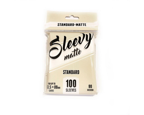 Sleevy STANDARD - matte (100 sleeves for 63,5x88 mm cards)