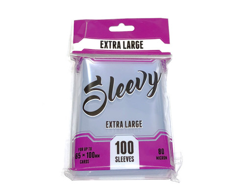 Sleevy XL - Clear (100 sleeves for 65x100 mm cards)