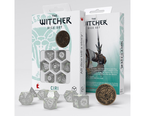  The Witcher Dice Set Ciri - The Lady of Space and Time