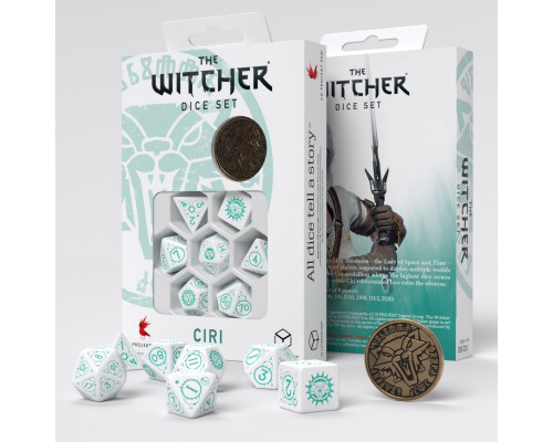  The Witcher Dice Set Ciri - The Law of Surprise