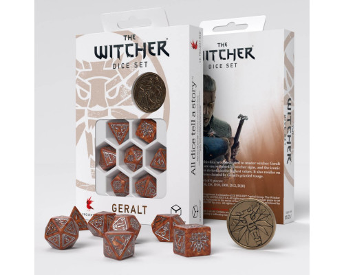  The Witcher Dice Set Geralt - The Monster Slayer